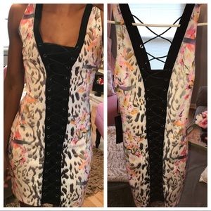 Brand new floral Bebe dress